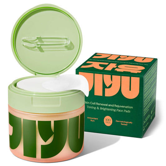 JiYu Toning Polish Pads – Hydrating & Brightening (100 Pads)