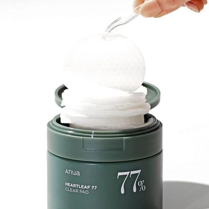 Anua Heartleaf 77 Toner Pad – Mild Exfoliating Facial Pads for Glass Skin (70 Pads)