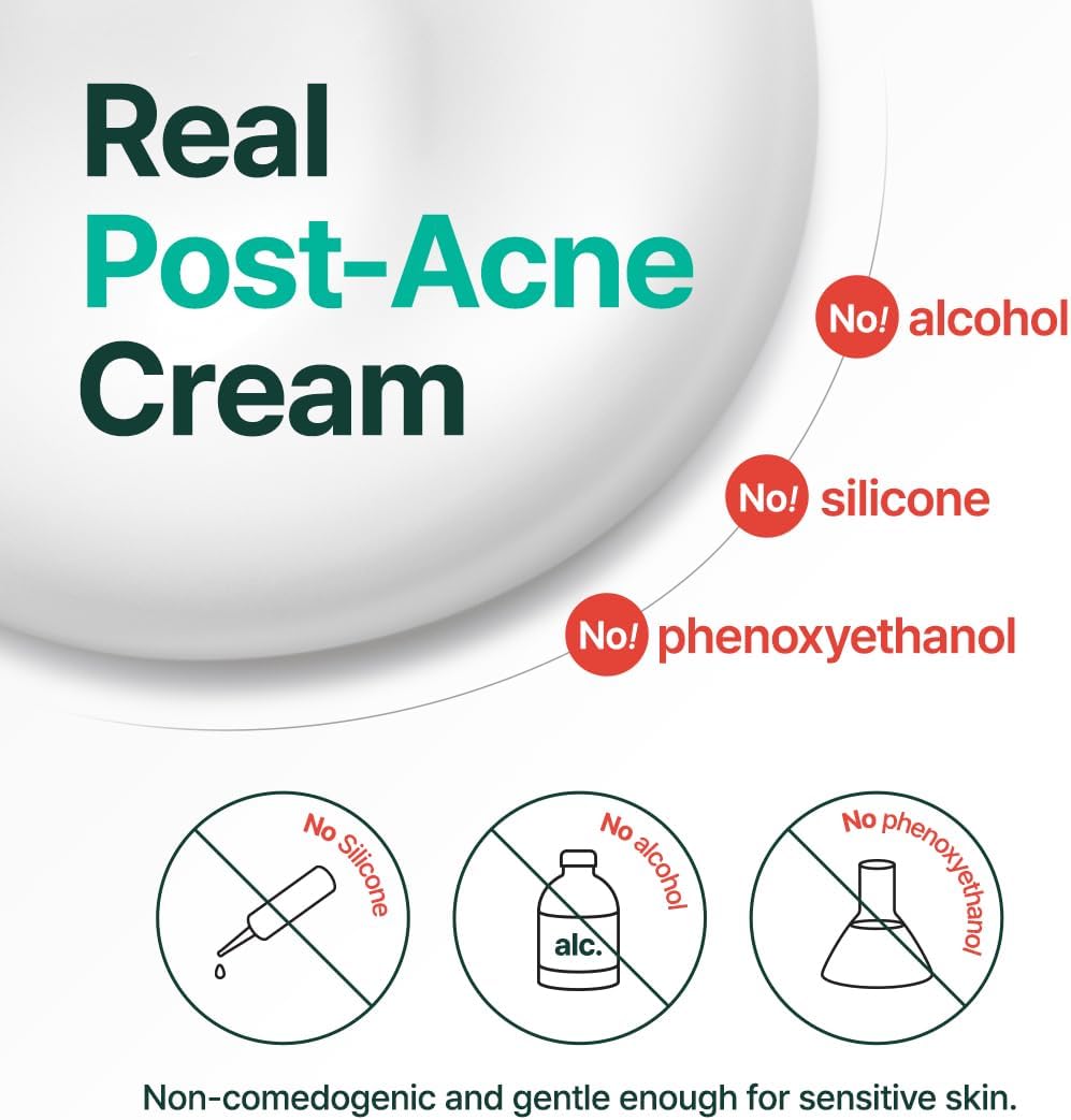 Purito Post-Acne Moisturizer, Recovery & Glow Boost – Mighty Bamboo Panthenol Cream (100ml)