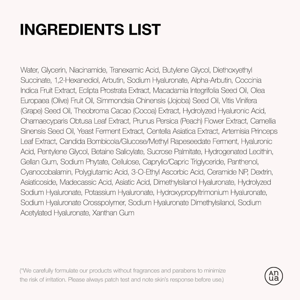 10% Niacinamide+ 4% Tranexamic Acid Serum, Ceramide, Hyaluronic Acid, Vitamin B12 Natural Color, Korean Glass Skin, Fragrance-Free, Korean Skincare, 30Ml /1.01 Fl.Oz.