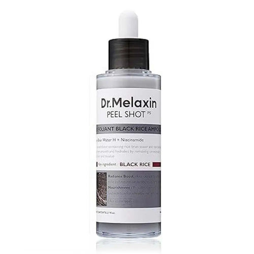 Dr. Melaxin White and Black Rice Exfoliating Hydrating Serum Moisturizing Rice Toner Gentle Exfoliation Serum Korean Skin Care