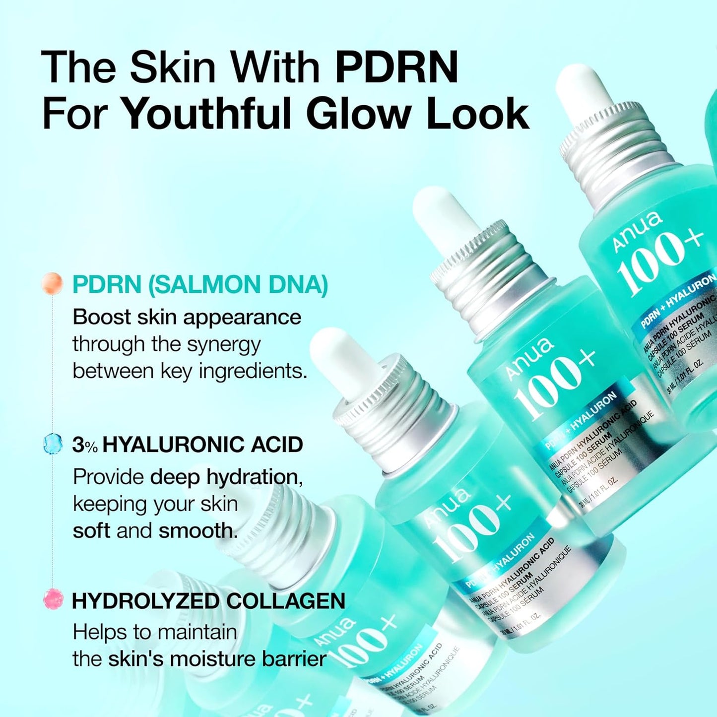 Anua PDRN + Hyaluronic Acid Serum (30 ml)
