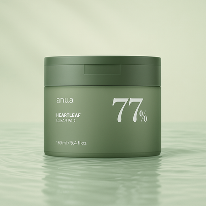 Anua Heartleaf 77 Toner Pad – Mild Exfoliating Facial Pads for Glass Skin (70 Pads)
